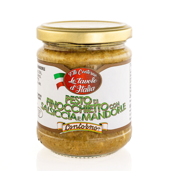 Pesto di Finocchietto con Salsiccia e Mandorle